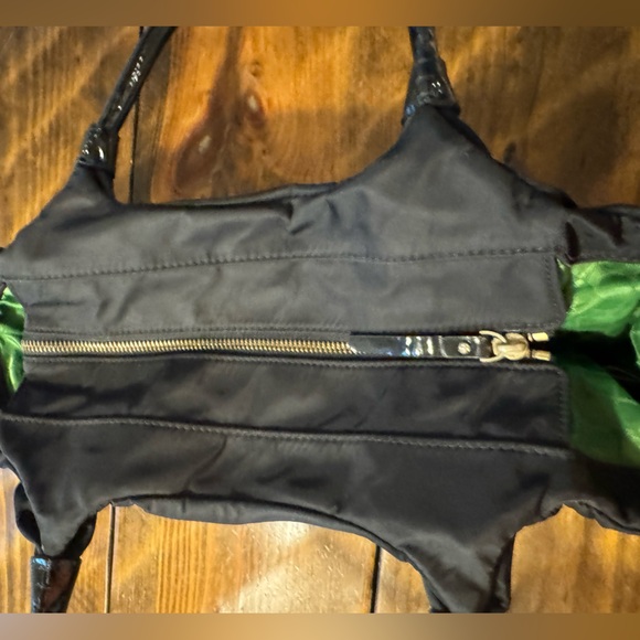 Kate Spade Stevie Nylon and Patent Leather satchel.  Black. Light weight. - Picture 5 of 11